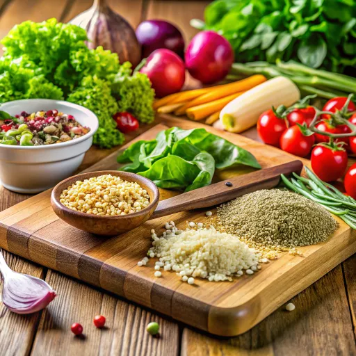 मिश्रित अनाज तवा सलाद